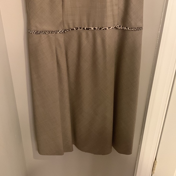 Alain Manoukian 2 Piece Suit Set (Dress & Blazer) with Leopard accent - Picture 3 of 12